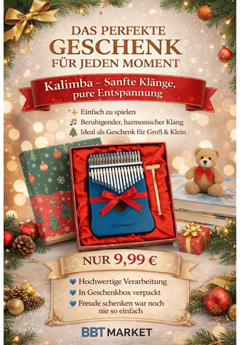 Kalimba tasten blau - kalimba,