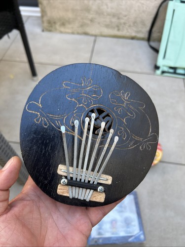 Kalimba schwarz graviert zoll - schwarz,