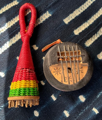 Kalimba körbchen rassel - kalimba,