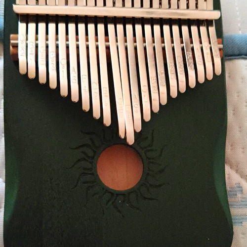 Kalimba daumenklavier grün - kalimba,