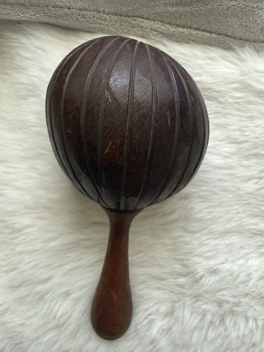 Kokosnuss marakas oval - kokosnuss,